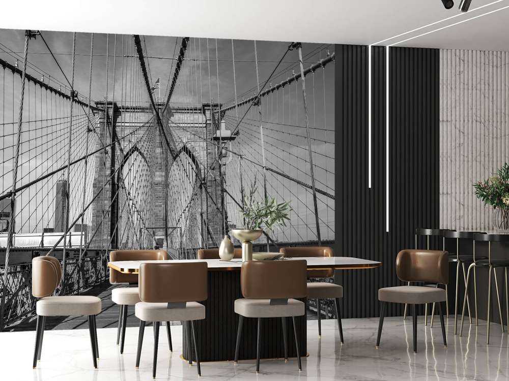 Brücke in Schwarz und Weiß