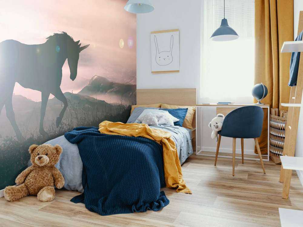 Einhorn bei Sonnenuntergang