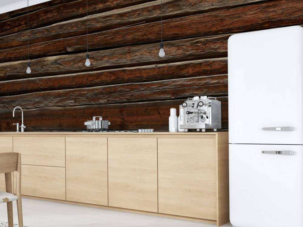 Altes dunkles Holz