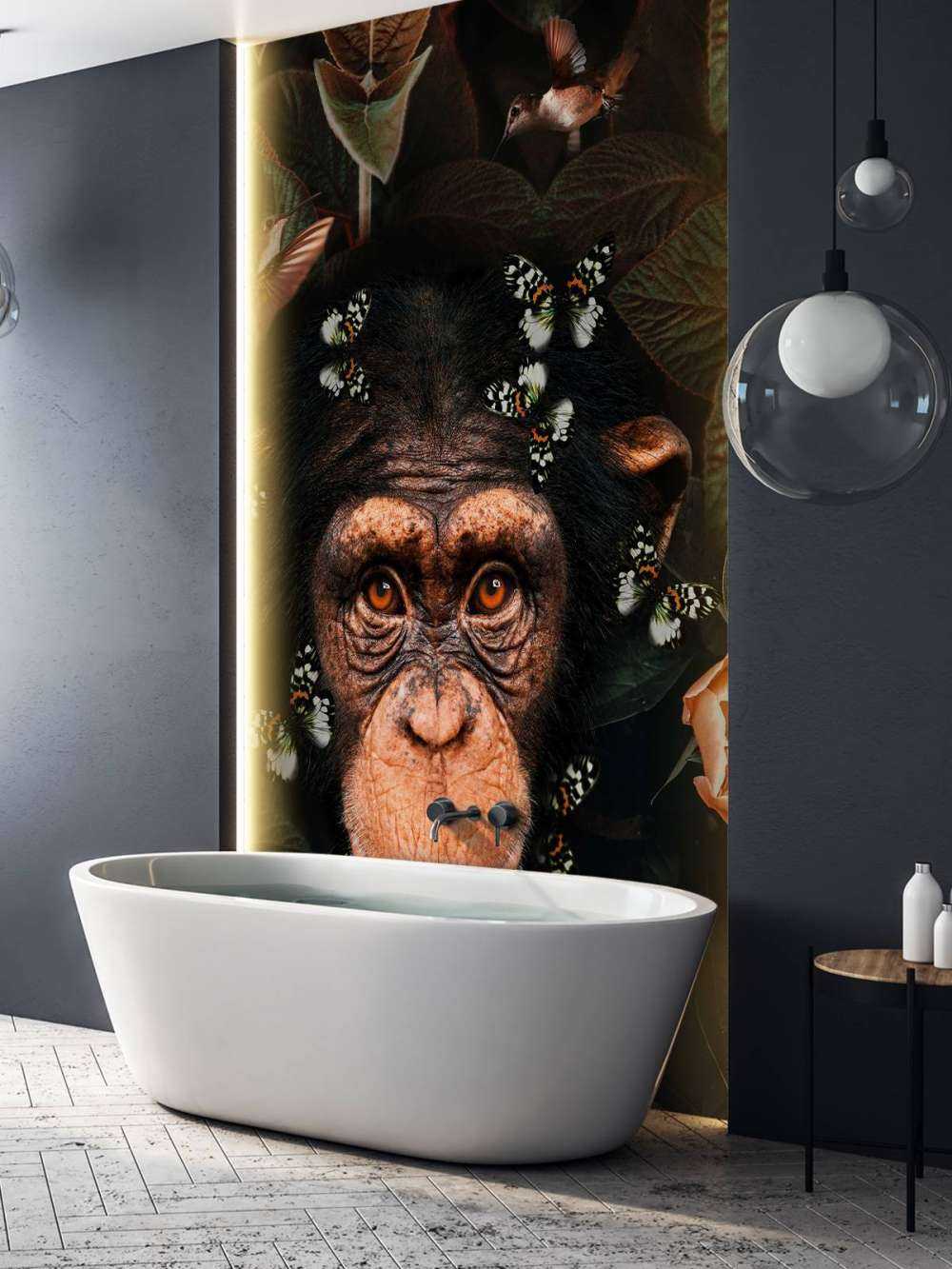 Tropical Chimpanzee Porträt