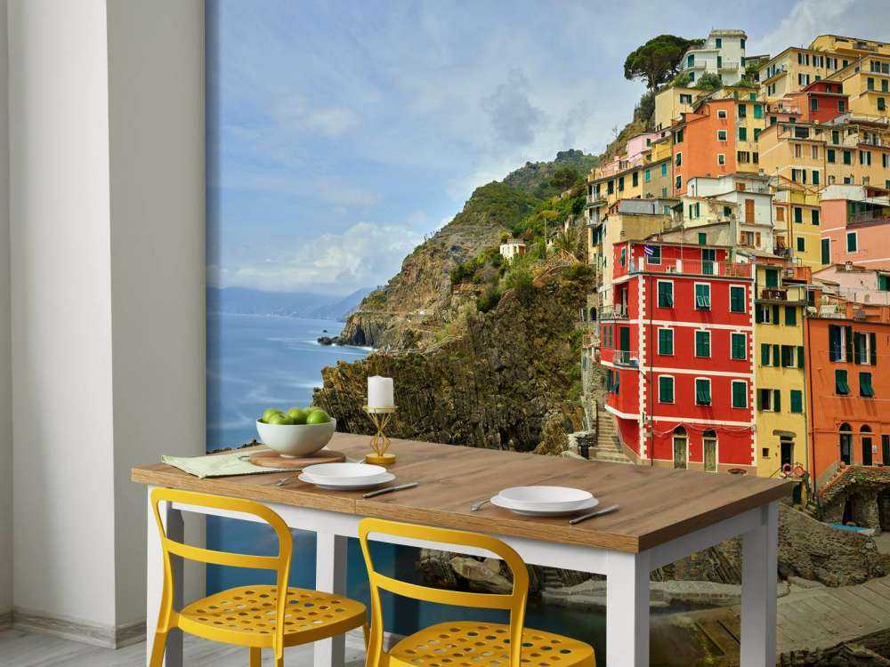 Italienische Ferienhäuser an der Küste