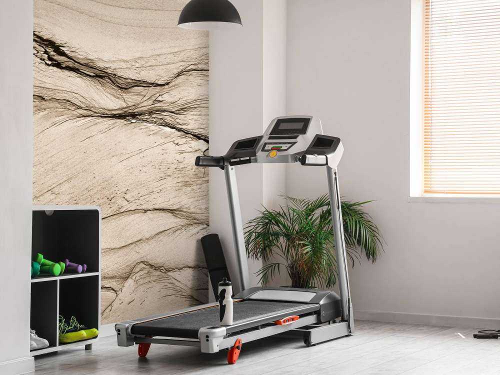 Gewellter beiger Marmor