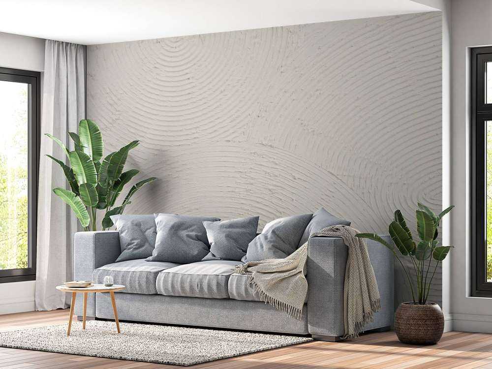 Zen-Kreise in gebrochenem Weiß
