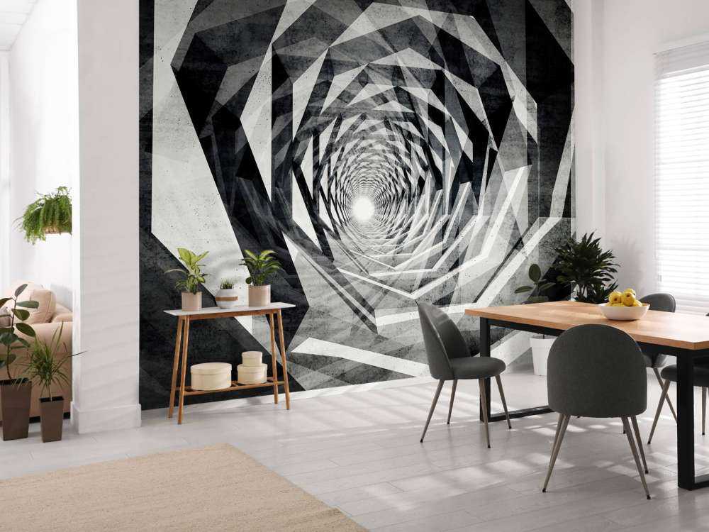 Abstrakter Tunnel