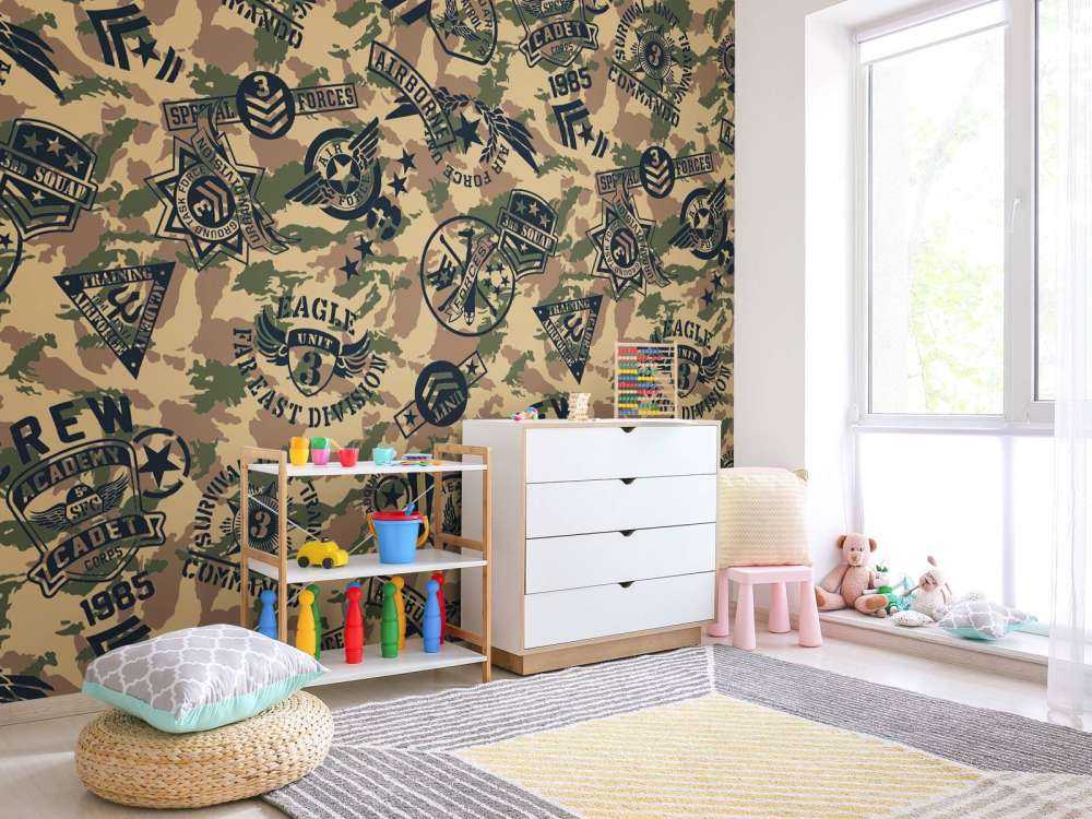 Tarnfarben mit Logos