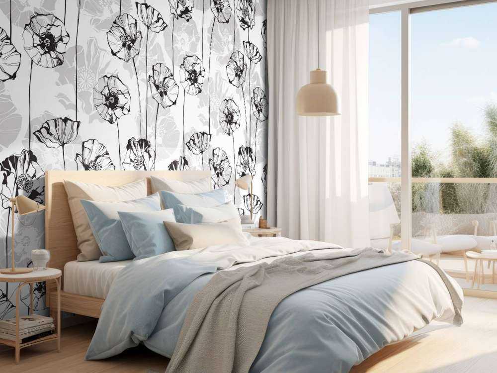Grafische Mohnblumen