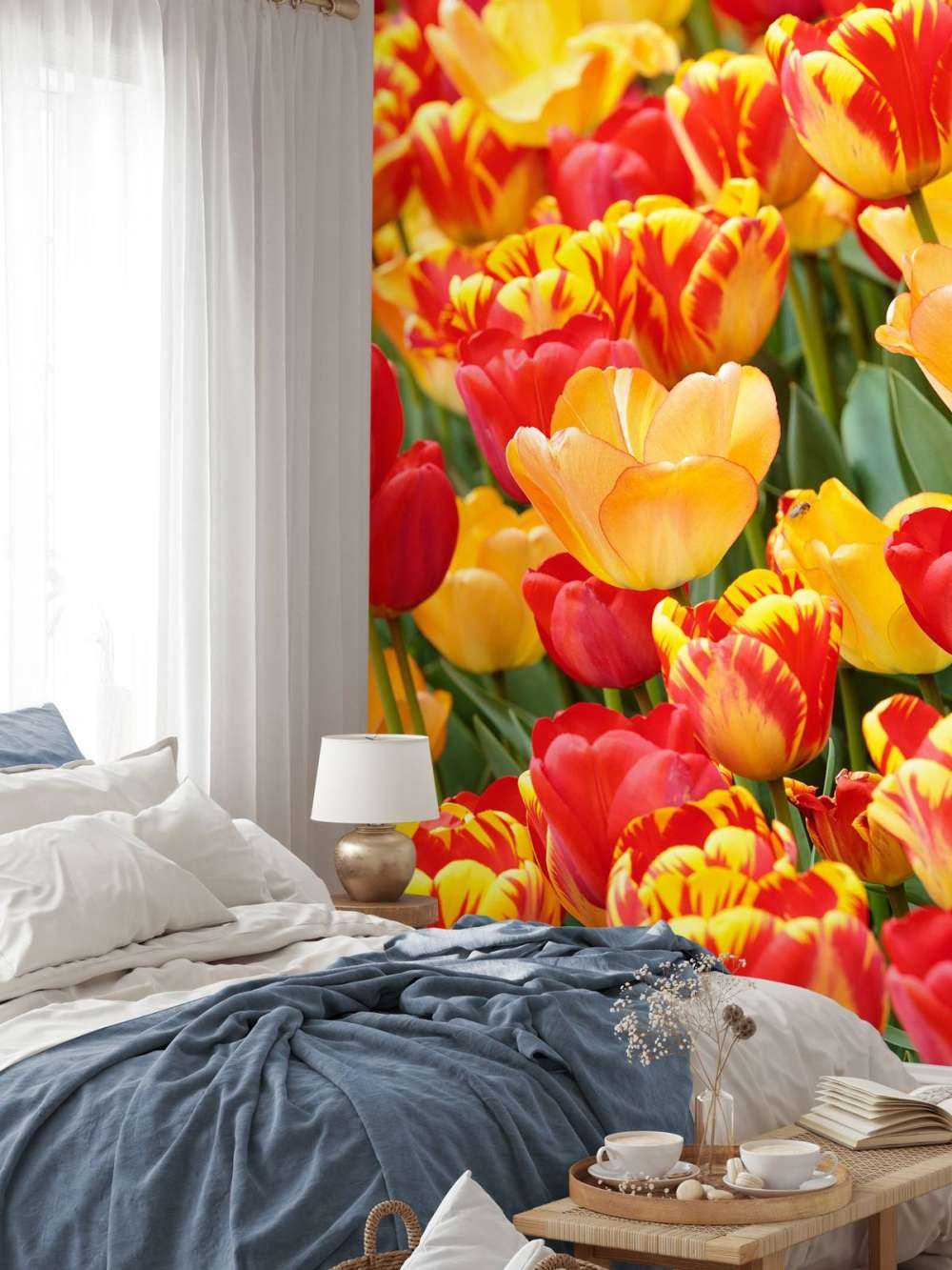 Farbige Tulpen