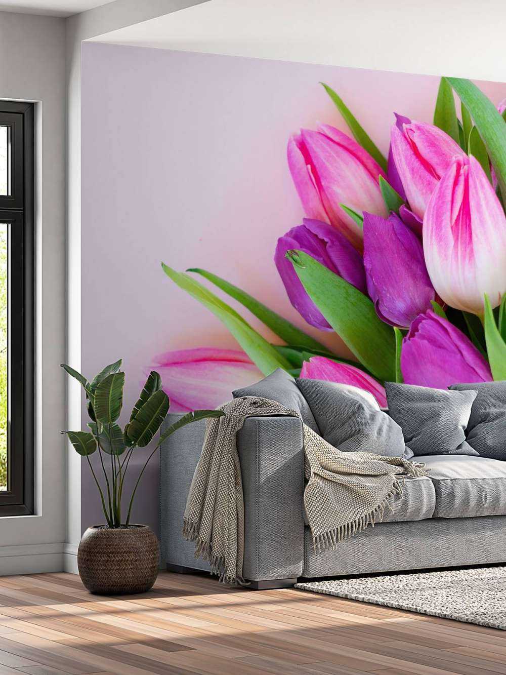 Rosa Tulpen