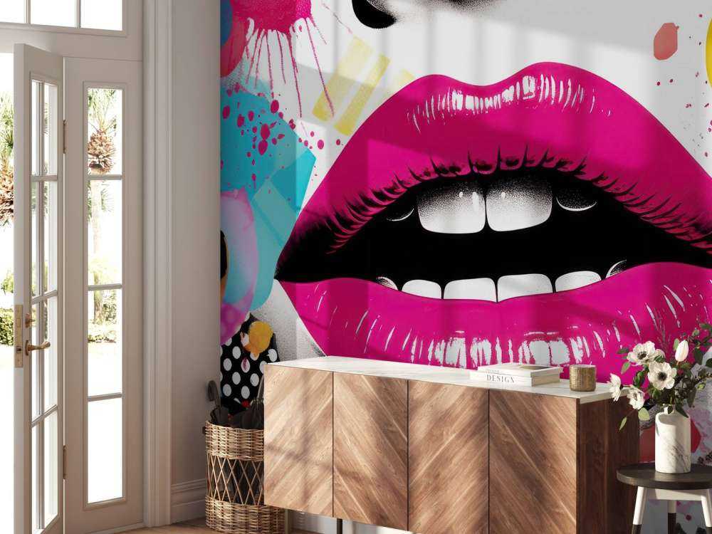 Pop-Art-Lippen
