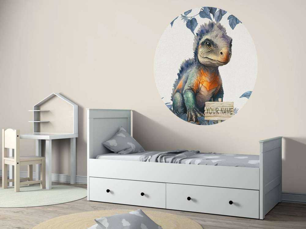 Baby-Ankylosaurus im blauen Dschungel