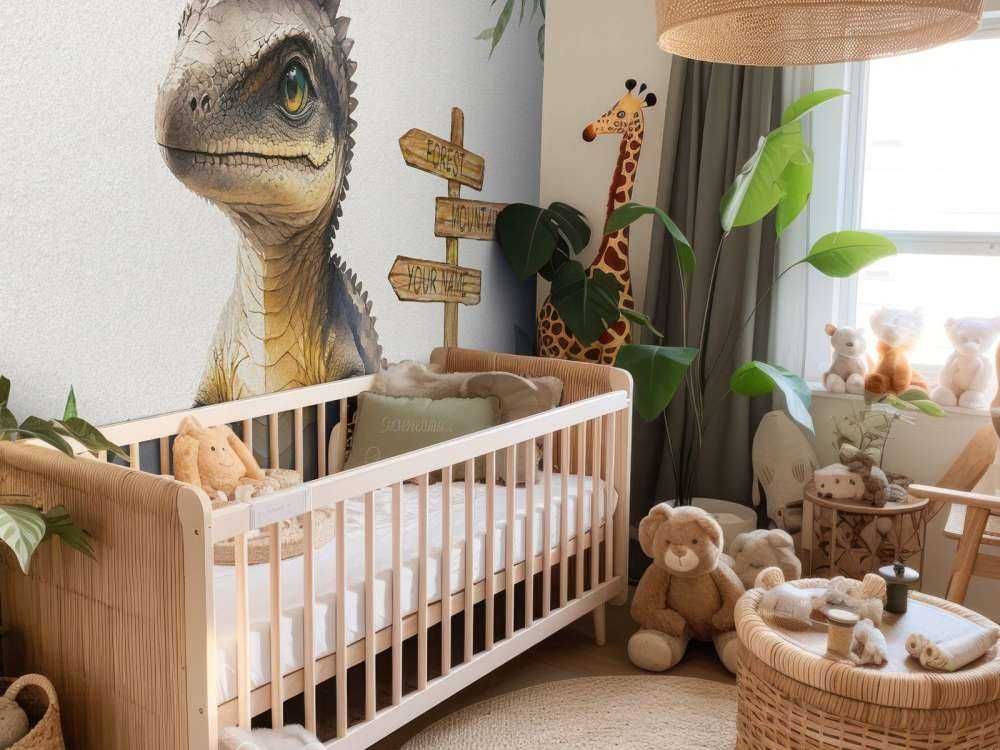 Baby-Spinosaurus im Dschungel