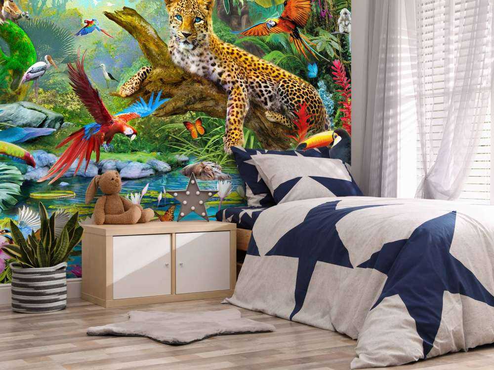 Leopard In Jungle