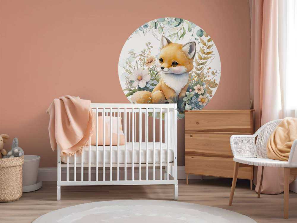 Baby mit Minze und Blattgold