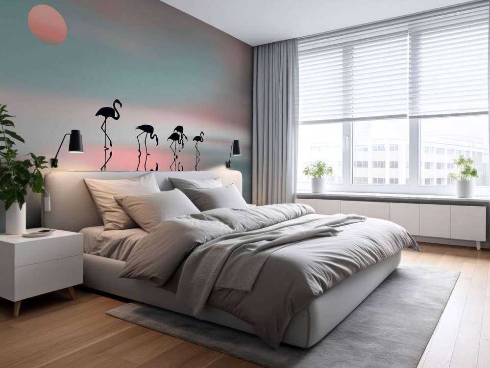 Family flamingos