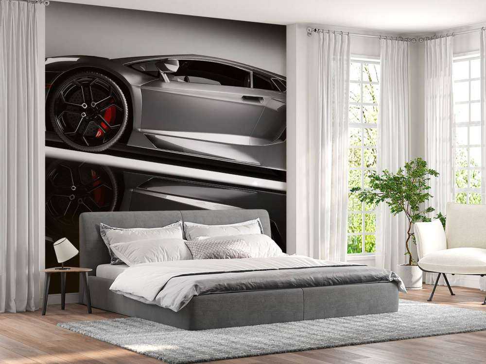 Grauer Lamborghini