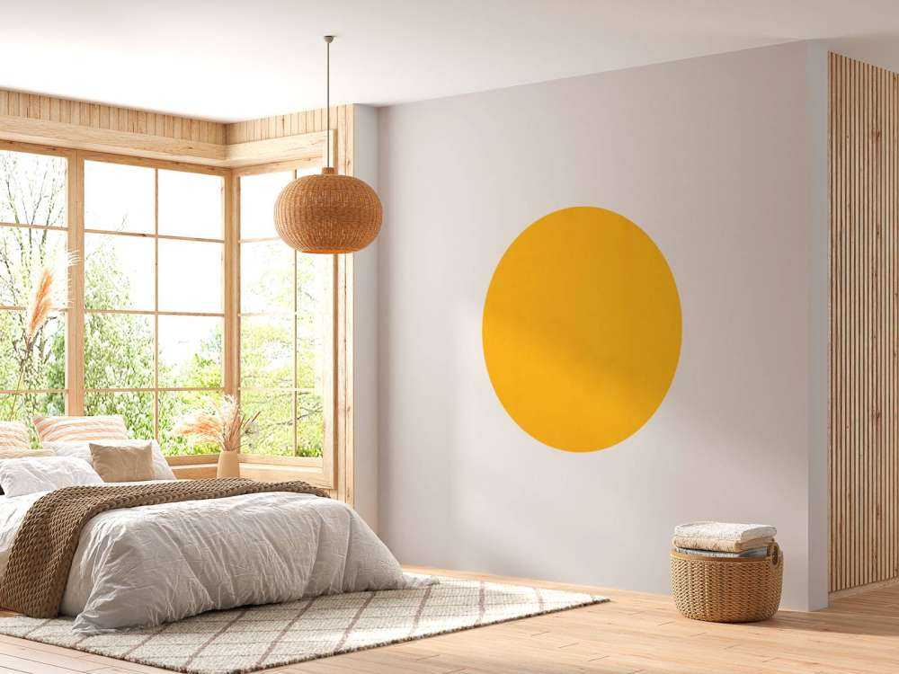 Sonniger orange gelber Beton