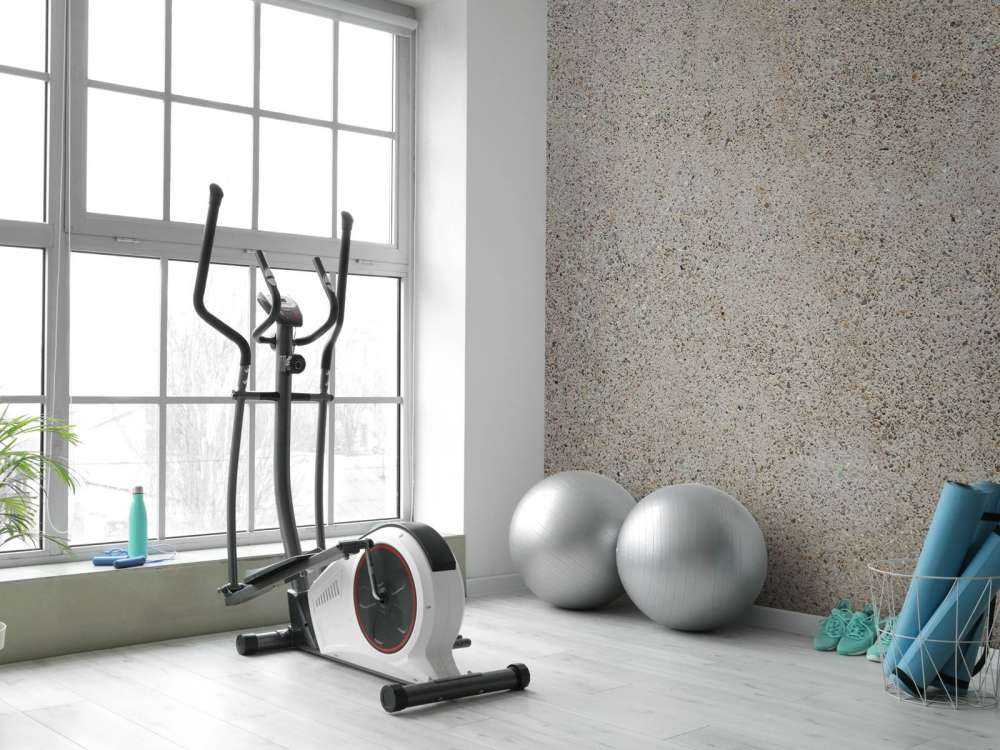 Beton mit groben Steinen