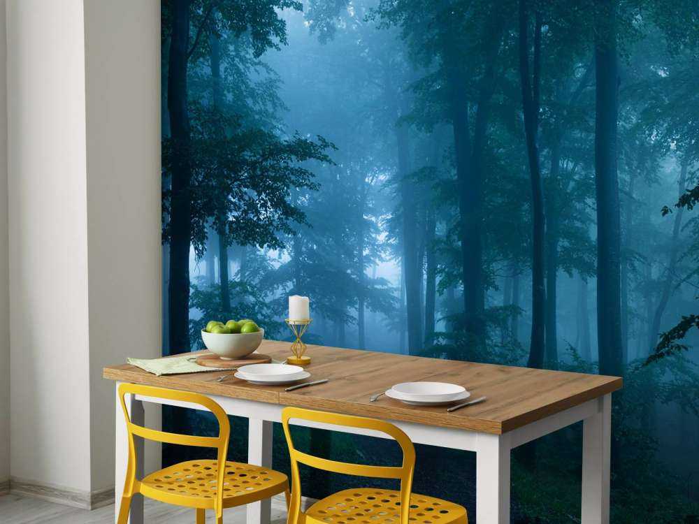 Nebliger wald