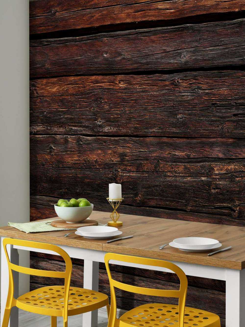 Verbranntes altes Holz