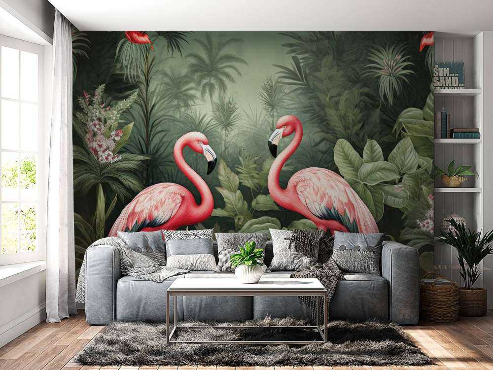 Flamingo Florale Oase