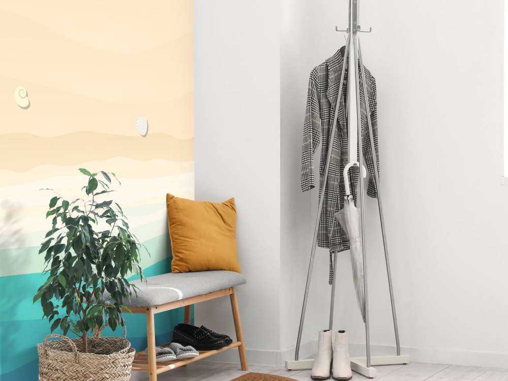 Zeichnung eines Strandes