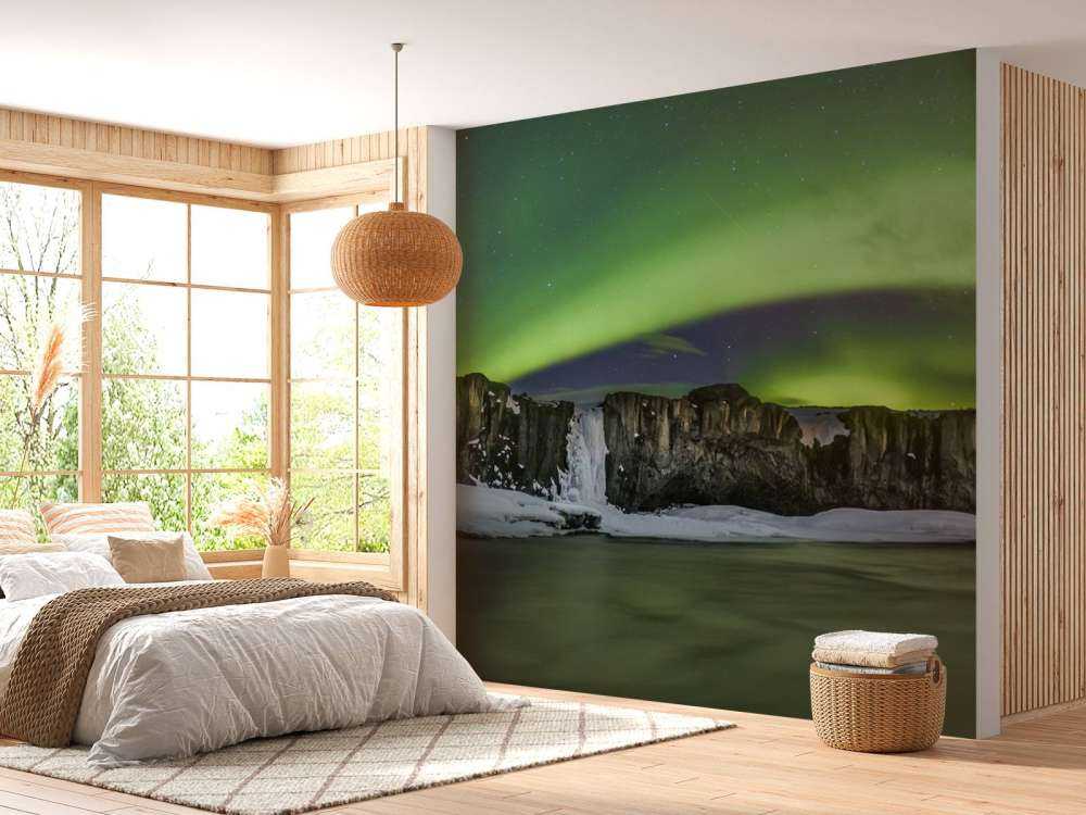 Panoramafoto der Nordlichter