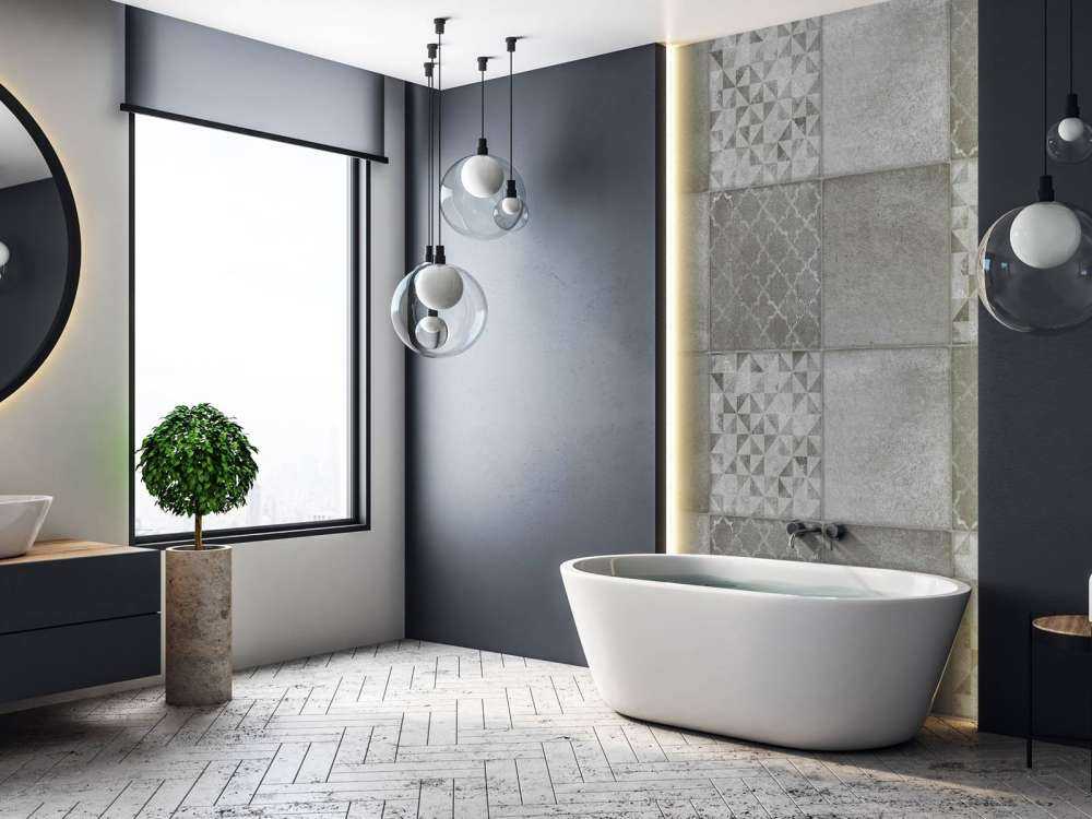 Graues Mosaik