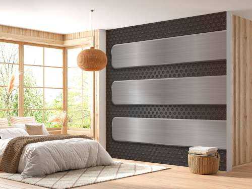 Metallhintergrund mit Platten