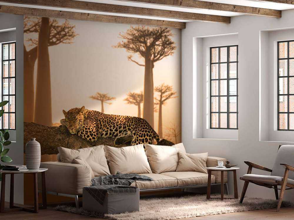 Schlafender Leopard