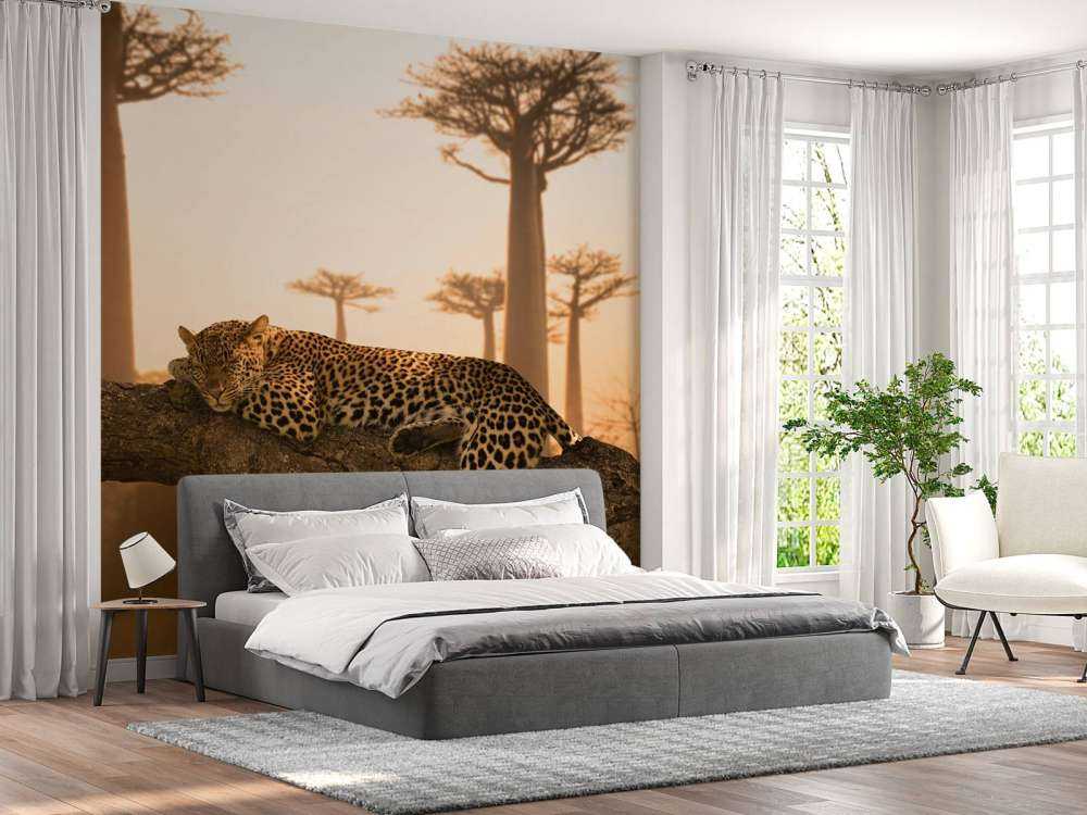 Schlafender Leopard