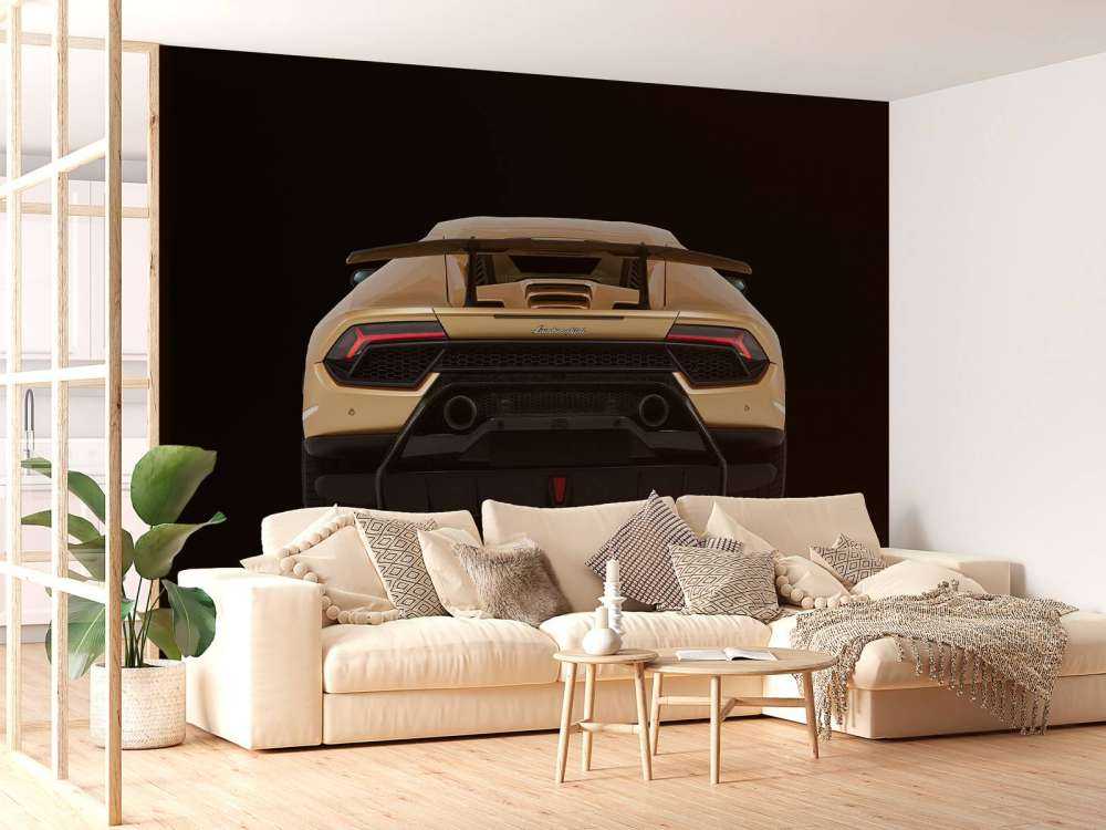 Lamborghini Huracán - Heckpartie, schwarz