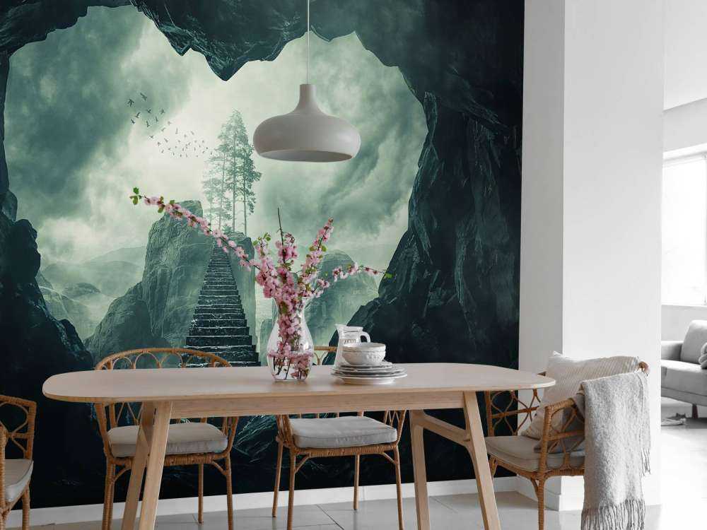 Herzförmige Höhle