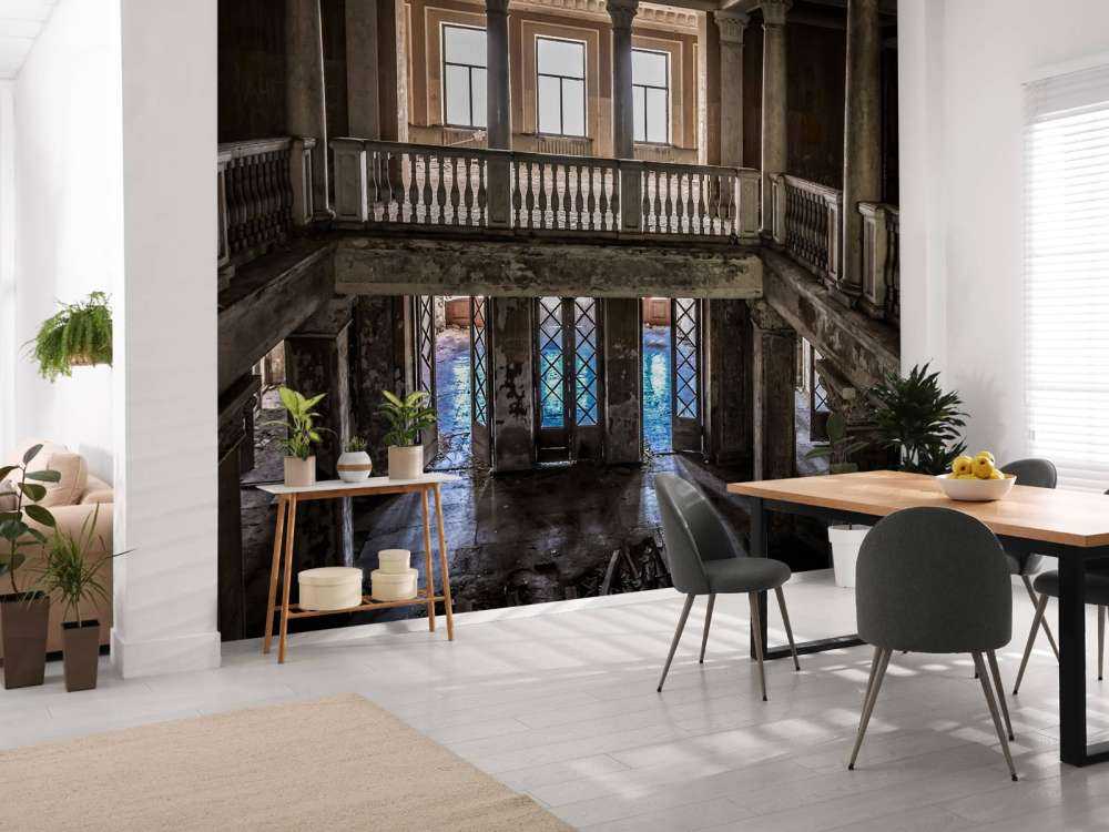 Ruiniertes altes Landhaus
