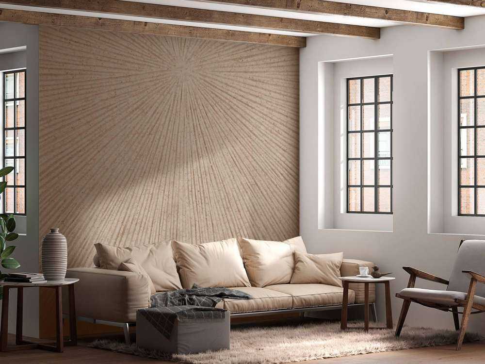 Struktur mit Linien in beige-braun