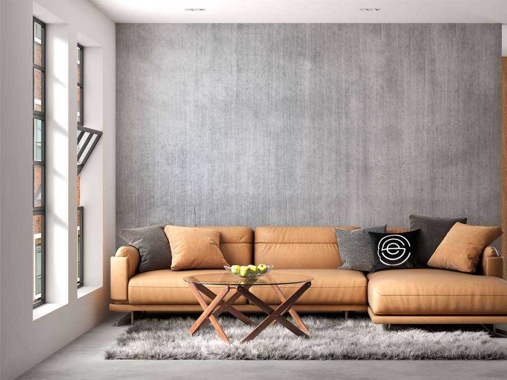 Beton mit Streifen