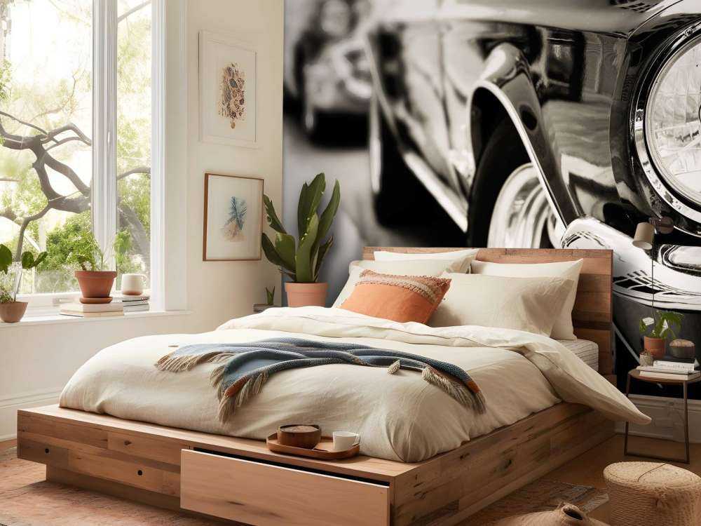 Oldtimer in einer Reihe