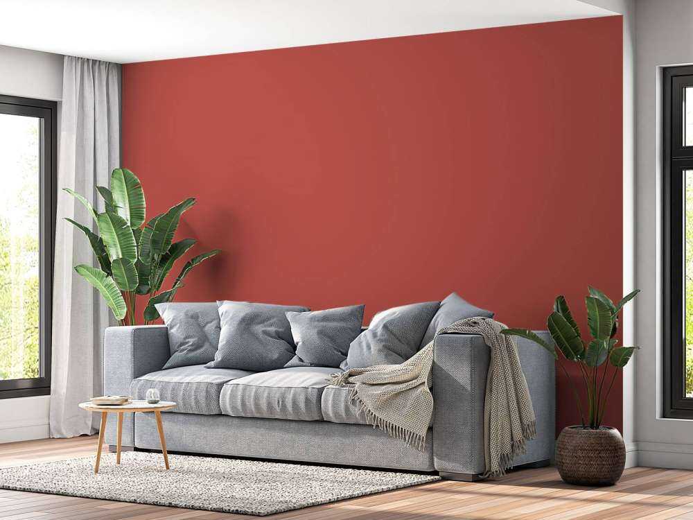 Verfärbtes Rot