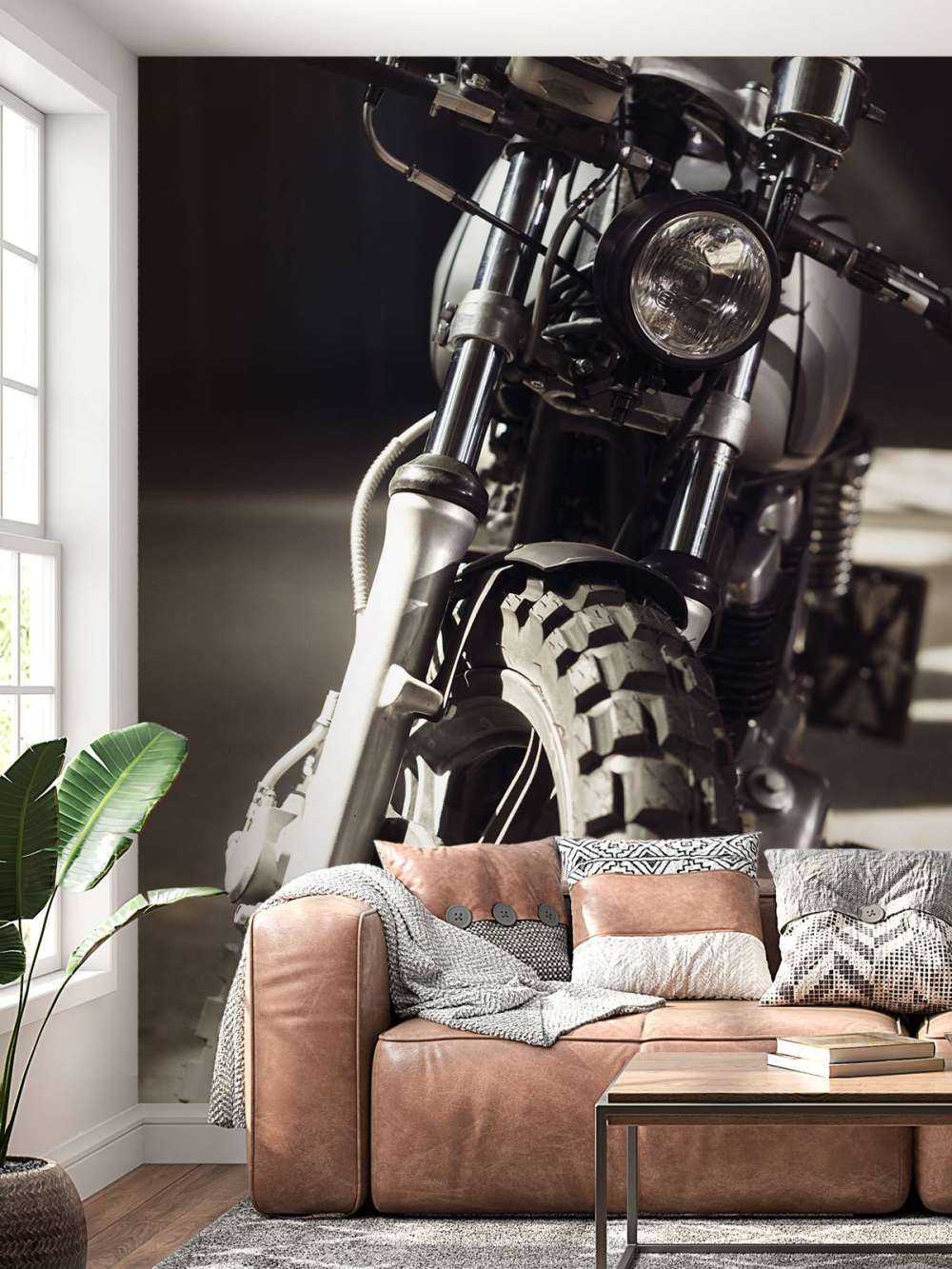 Vorderansicht Motorrad