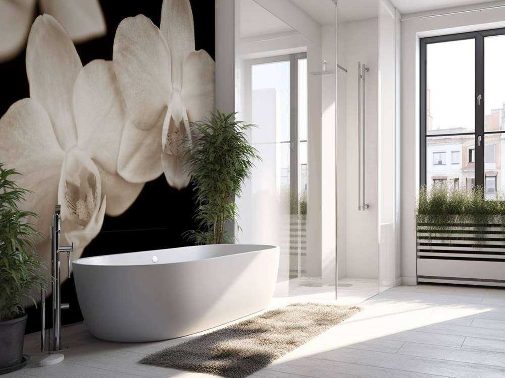 Weiße Orchideen