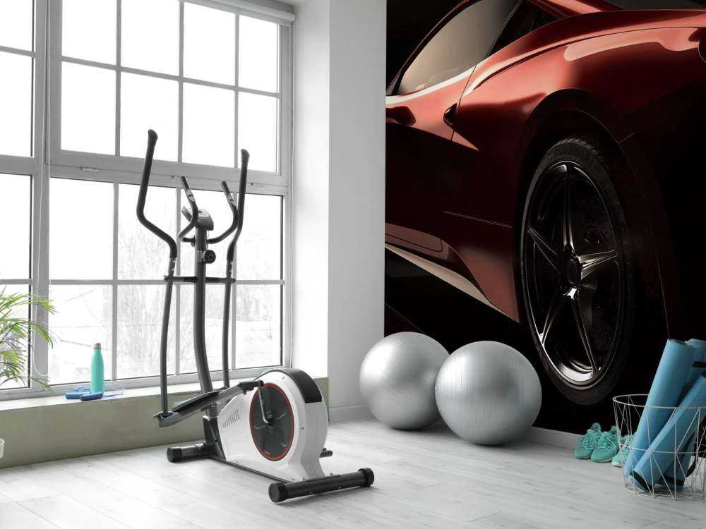 Rotes Sportauto