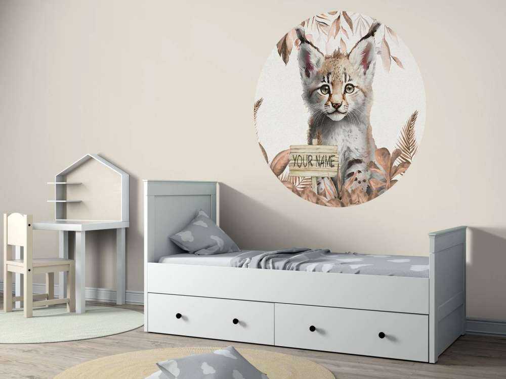 Luchsbaby im Dschungel taupe
