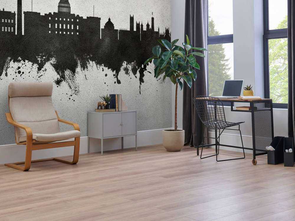 Aquarell-Skyline, Washington
