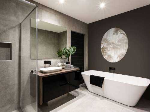 Nebeliges Orientalisches Pavillon, taupe
