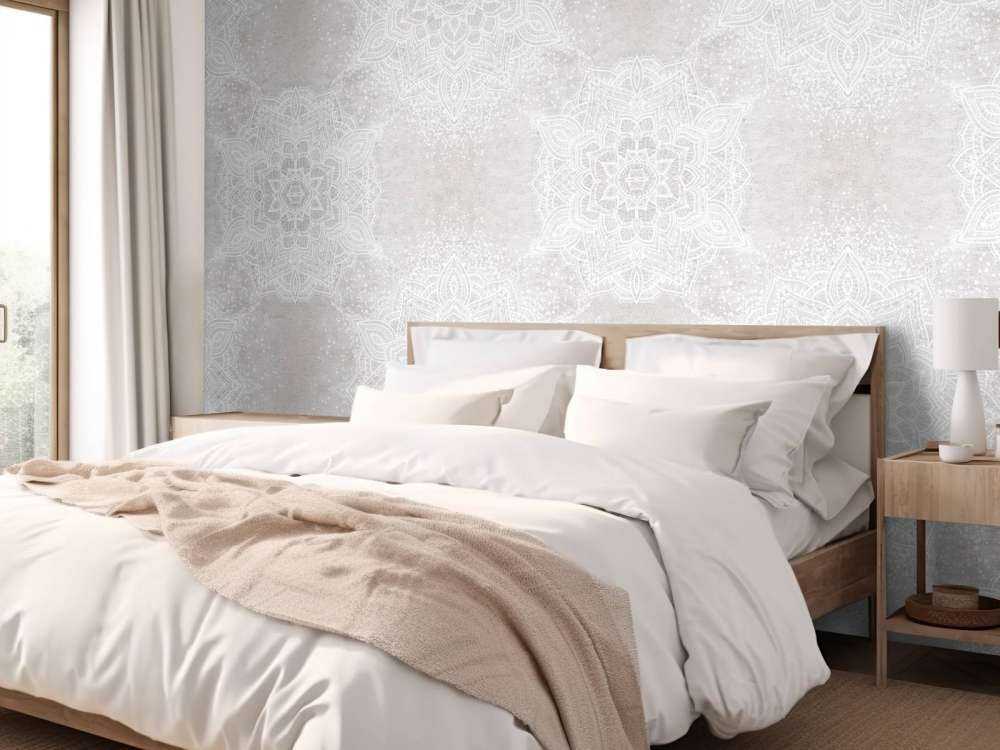 Ibiza vintage mandala_neutrales Grau