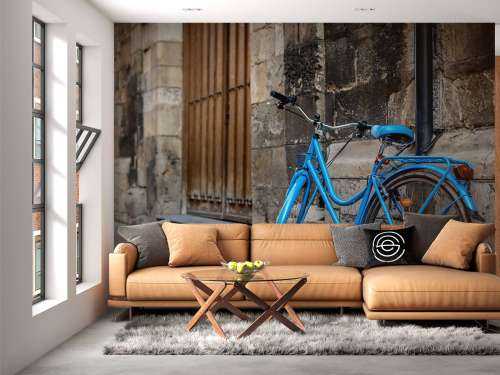 Blaues Fahrrad