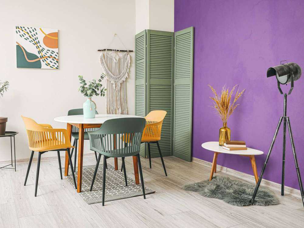 Maximal violetter Beton