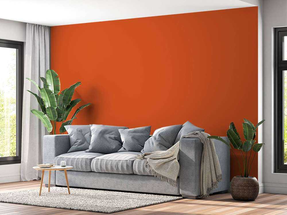 Dunkles Pastellorange