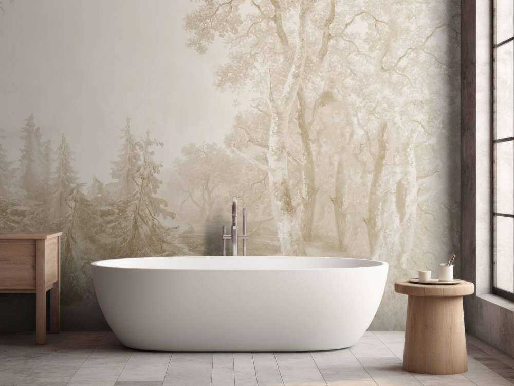 Waldlandschaft Beige #1