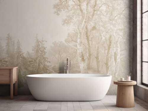 Waldlandschaft Beige #1