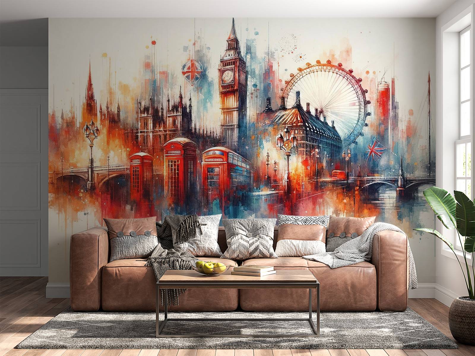 Aquarell London Skyline